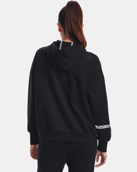 Damen UA Summit Strickshirt mit durchgehendem Zip, Black, pdpMainDesktop image number 1
